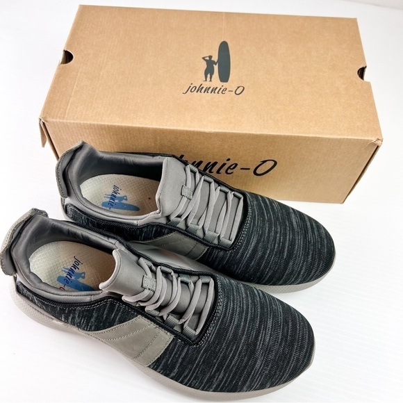Johnnie-O Men's Sneakers Mens 10 Grey Slip On Performance 2.0 Running Shoes - Picture 12 of 13